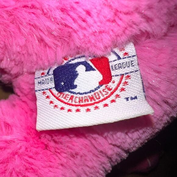 Rare Vintage Genuine Merchandise MLB Padres Finger Bear Pink Stuffed Animal NWT - Picture 8 of 11